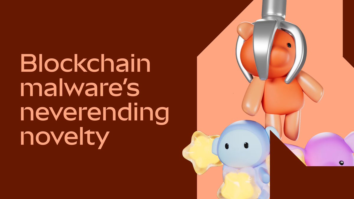 Every year, a “brand new” blockchain malware threat makes headlines.

But it isn’t what it seems. 👀

<a href="/tayvano_/">Tay 💖</a> broke down the latest waves of blockchain malware.. and explains why they grab headlines, fade fast, and rarely change the real threat landscape.👇
