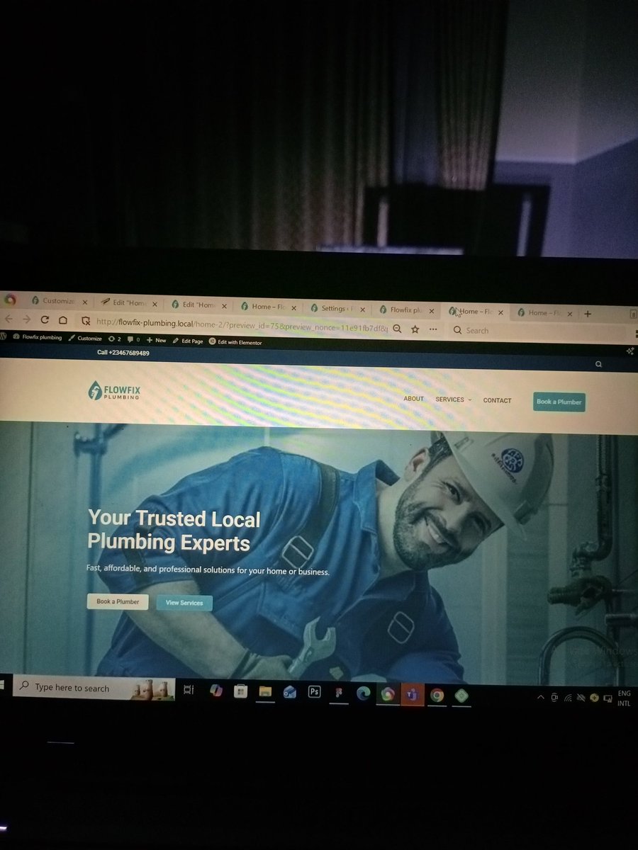 Treasurezinne's tweet image. My first hero section design built with wordpress. 
#website_design_and_development