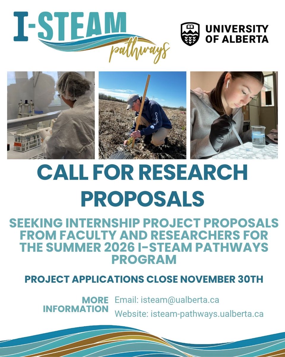 I-STEAM Pathways@UAlberta tweet media