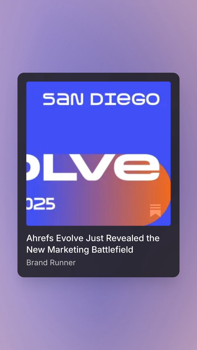 Fabien_Hameline's tweet photo. #AI broke search. Here’s what 500 marketers realized at @ahrefs ‘s Evolve. #tech

https://t.co/z7jC4qBEmf https://t.co/2xaqpmxEKg