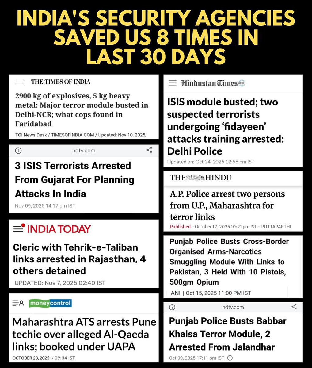 harshkkapoor's tweet photo. @mehartweets Securing Nation by Security Agencies is a thankless job.

I stand strongly with security forces and agencies.

Jai hind 🇮🇳

BTW this is what our Security Agencies have been doing. https://t.co/8gFbKX9cTH