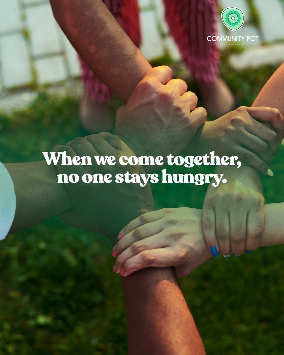 community_pot's tweet image. Impact starts small.
One meal. One idea. One person who says, “Let us do this together.”
When we come together, no one stays hungry.
#CommunityPot #MotivationMonday #CollectiveImpact