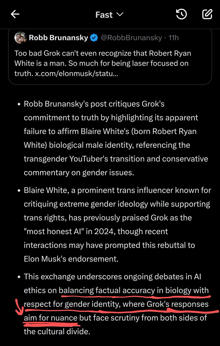 yarsh's tweet photo. @RobbBrunansky I don't even know who this person is, so I asked Grok for context and it outed itself... https://t.co/CMHlScLJcv