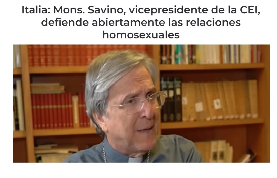 DOS CONSIDERACIONES:
1.- Si la Iglesia asumiese las ideologías del mundo, dejaría de ser sal y luz para volverse insignificante.
2.- Servirse del cargo episcopal para reivindicar el cambio de la doctrina católica constituye una infidelidad, tanto a las Sagradas Escrituras como a