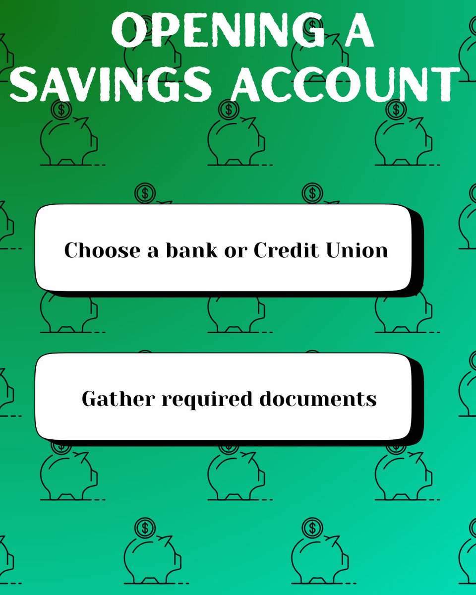 lemonadestdbcmp's tweet image. 💸 Money Moves Monday💸 Want to upgrade from a piggy bank to a savings account. Here is a guide on how to prepare to make the switch. Keep saving and growing your financial knowledge. 
#Lemonadestandbootcamp #savings #moneymovesmonday
