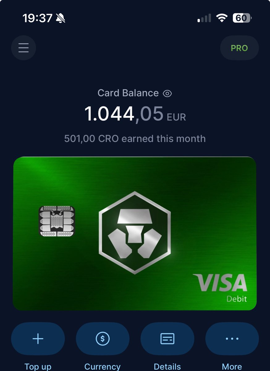 luca87m's tweet image. CRO is never enough 😅
Still, earning 500 $CRO in just 10 days isn’t bad at all! 💪🔥
#CRO #Cronos #CryptoCom #Crofam