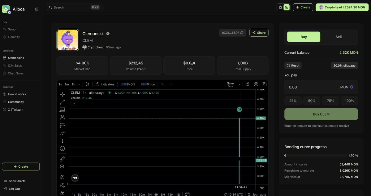 alloca_xyz's tweet image. Alloca Testnet Beta is almost here 🚨

Get your wallets ready!
Get your memes ready!

We’re heading straight into the trenches 🪖

A massive campaign is coming, with prizes, XP, airdrops, WLs, and more for those who test the platform.

Deploy. Trade. Survive. Only the strongest…