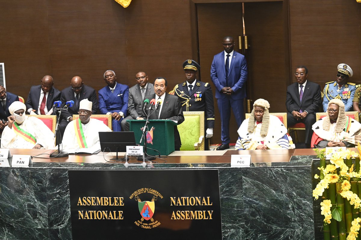 PR_Paul_BIYA's tweet photo. I urge you all to take part in this worthy cause. Electioneering for the post of president is past and gone. It is now time to get together.
#Biya2025
#PaulBiya
#Cameroun https://t.co/bU1MQBI2Gl