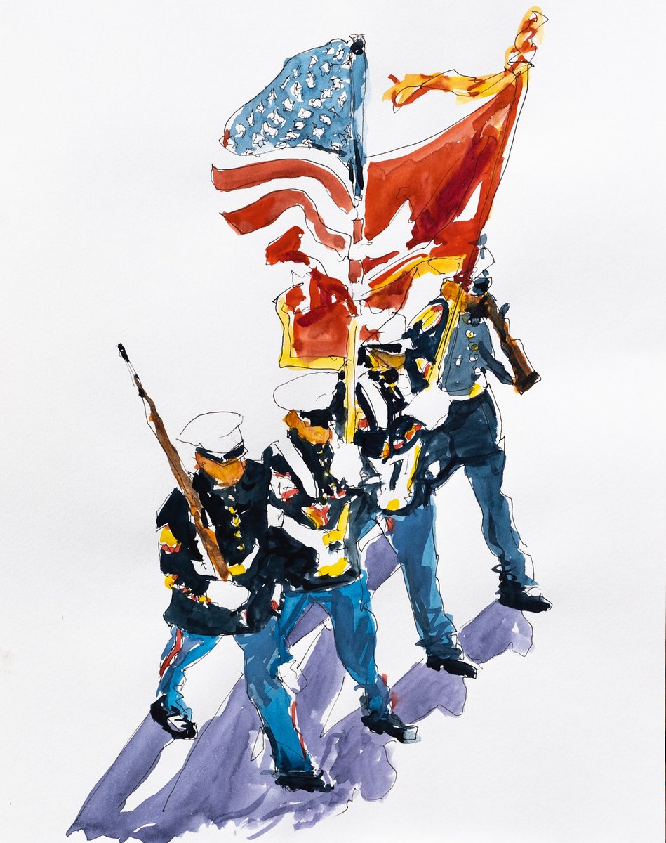 JoeEversonArt's tweet photo. Happy 250th Birthday @USMC! https://t.co/Des6yfgiWb