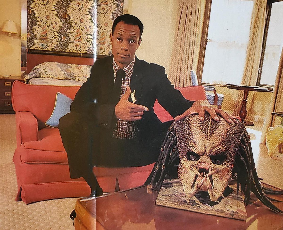 VevutVhett's tweet photo. Kevin Peter Hall: I'm not just somebody shuffling around in a monster suit. I'm a kind of puppeteer from the inside who is attempting through arm &amp; body movements 2 give the creatures I play a sense of personality. 

#Predator
#OGPredator
#KevinPeterHall
#Predator1987
#Predator2 https://t.co/SUveURrvmT