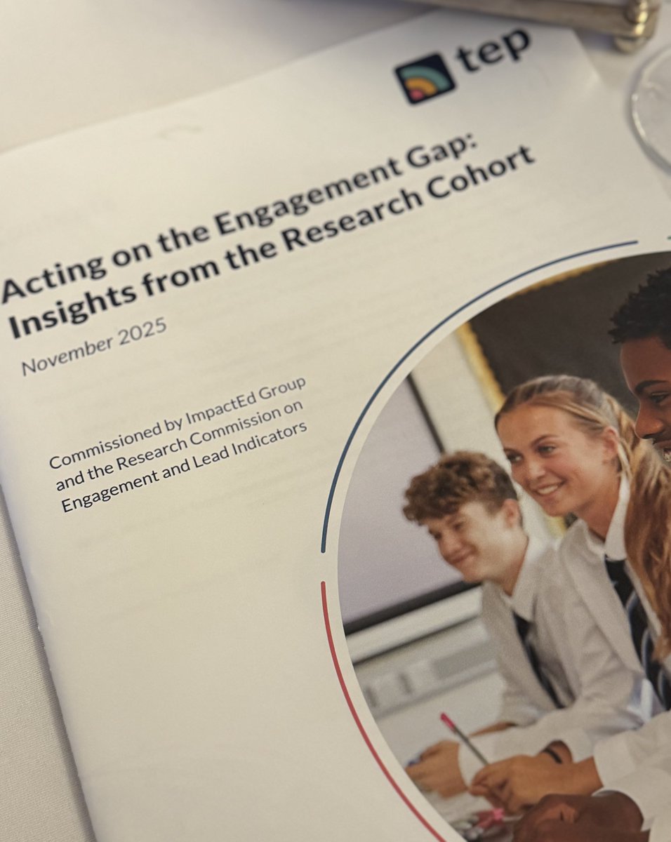 <a href="/TEP_Community/">The Engagement Platform (TEP)</a> a thought provoking afternoon hearing from policymakers, education leaders and researchers to consider the findings on pupil engagement in Englands schools. <a href="/carpenter_rob/">Rob Carpenter</a>