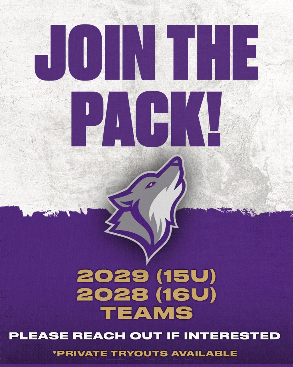 1Pack_Baseball's tweet image. 🚨🚨 We still have a few spots left on both our 2028 and 2029 Pack Baseball teams! Please reach out if interested in joining the Pack! #1Pack