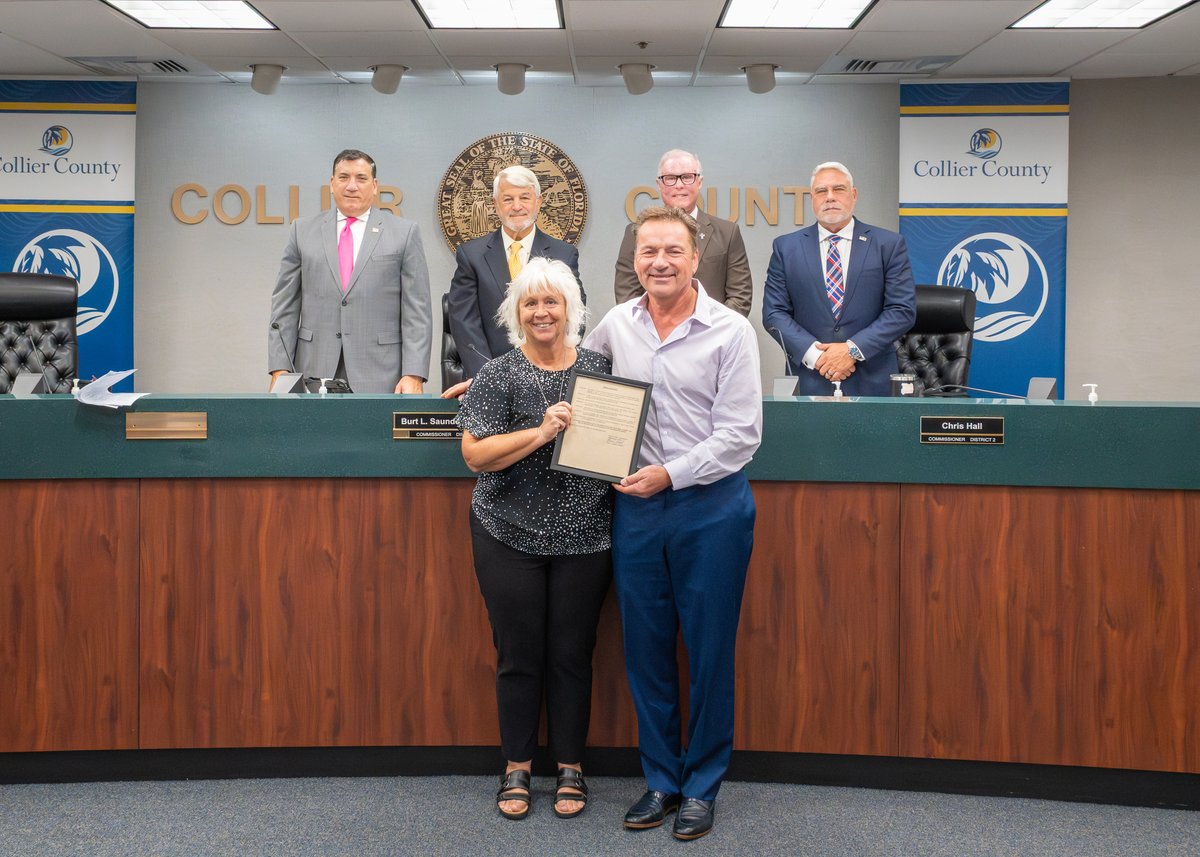 The Board of County Commissioners proclaimed Nov. 14, 2025, as Diabetes Awareness Day, honoring Tami Balavage, President &amp; Founder of Help A Diabetic Child, for providing lifesaving insulin and support to kids with Type 1 Diabetes. #DiabetesAwarenessDay #CollierCounty
