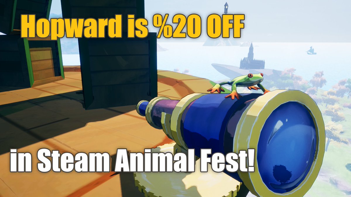 Hopward is 20% OFF in Steam Animal Fest!
Precision platformer where one mistake sends you back to the abyss…
Charge, jump, pray.
🏷️ 20% off until Nov 17

store.steampowered.com/app/3910510/Ho…

#indiegame #gamedev #IndieDev #indiegamedev #hopward #indiegame #UE5 #madewithunreal #Steam