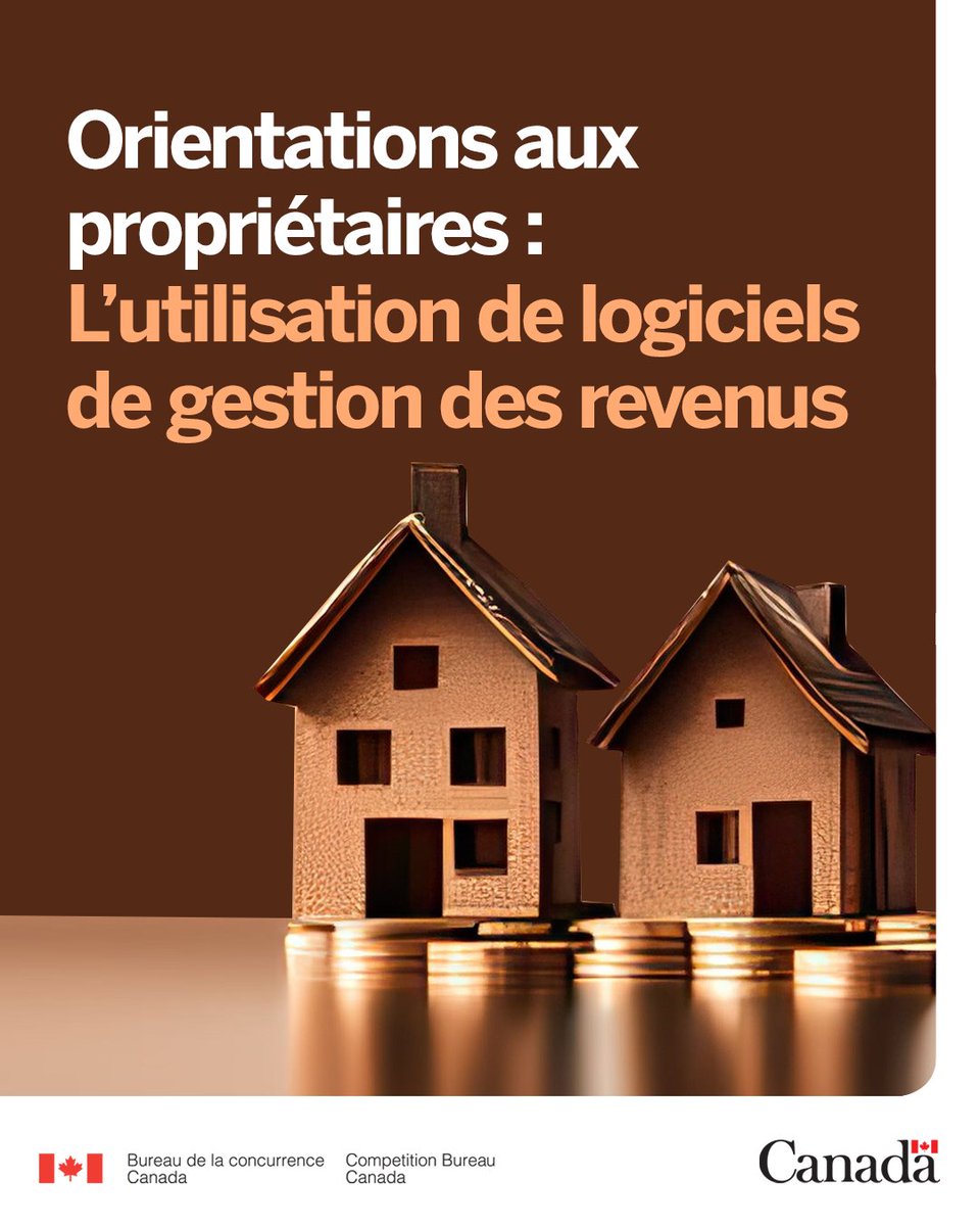 #Propriétaires : Utilisez-vous des logiciels de gestion des revenus? Lisez nos orientations pour vous assurer que les fonctionnalités de votre logiciel sont conformes à la Loi : bureau-concurrence.canada.ca/fr/comment-nou…

#TarificationAlgorithmique