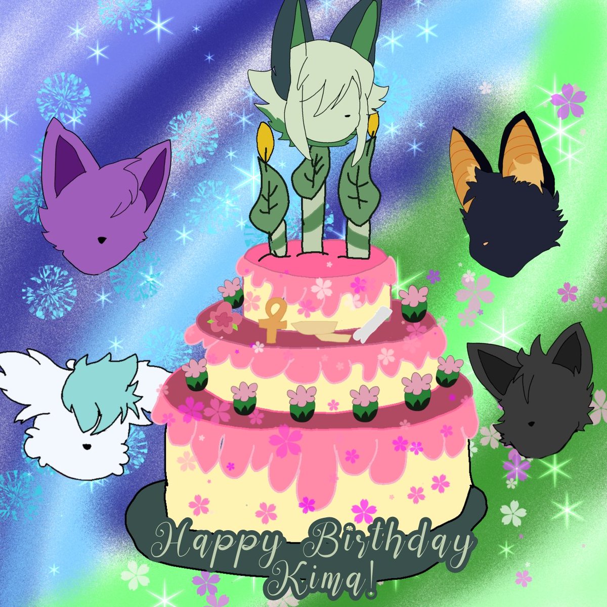 Small birthday doodle for <a href="/Ki_kidrew/">🔞KIMA🔞🇻🇪(COMMISSIONS OPEN)</a>