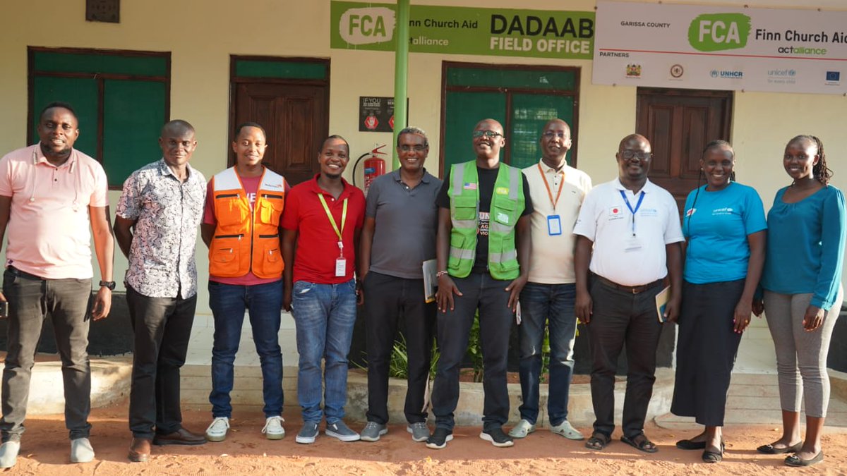 Today, we hosted <a href="/UNICEFKenya/">UNICEF Kenya</a> team &amp; implementing partners of Prospect 2.0 at our #Dadaab Office. The UNICEF delegation will be participating in the Year 2 Rapid Assessment of schools under  Prospect 2.0 . The meeting was also attended by @PeaceWiindsJapan &amp; <a href="/WorldVisionEARO/">World Vision East Africa</a>