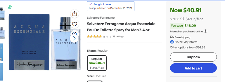 I swear I thought the Walmart glitch was fake 💀

Cologne was glitching for $3.93 EACH @ Walmart.

Listed for $40+ everywhere else for ONE.

Grabbed 10x bottles as a joke…😭