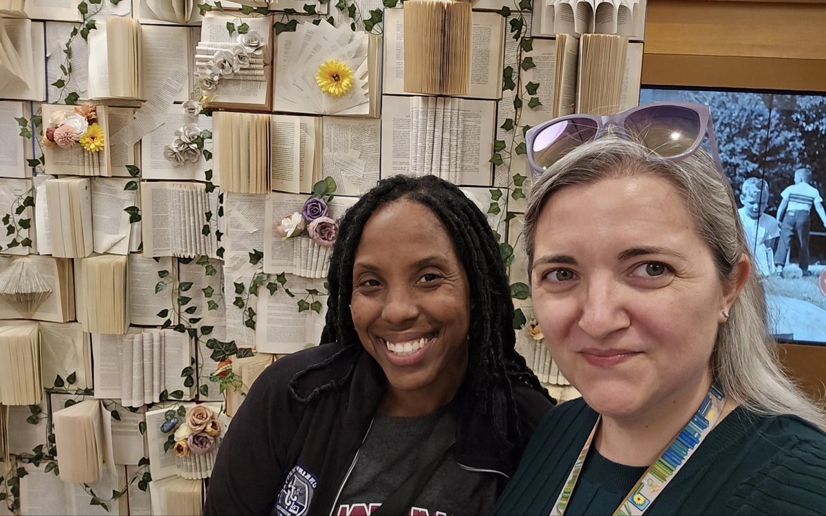 BushES_Library's tweet image. So grateful for the opportunity to work with my fellow librarians, especially from our neighboring schools. Ms. Brown and I are so excited to continue collaborating throughout the school year! @DISD_Libraries