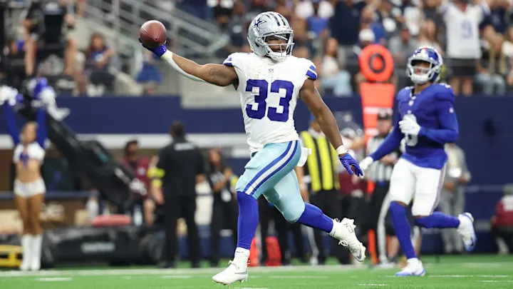 DannyPhantom24's tweet image. Most rushing yards per game in the NFC this season...

1. Javonte Williams 80 yards/game
2. Rico Dowdle 79 yards/game

I don't know how to process this. Should I be happy we let Rico go or sad?