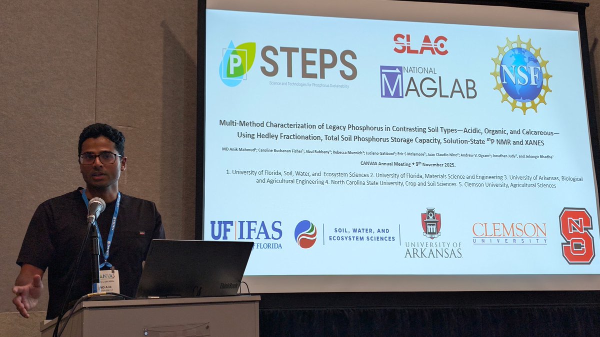 UFSustainableAg's tweet image. At the tri society @ASA_CSSA_SSSA  meeting in @SaltLakeCityUT where grad students Shakil Uddin &amp;amp; Anik Mahmud presented their research related to #phosphorus sustainability. @SoilWaterSci @STEPS_STC @USDA @UF @EvergladesREC.