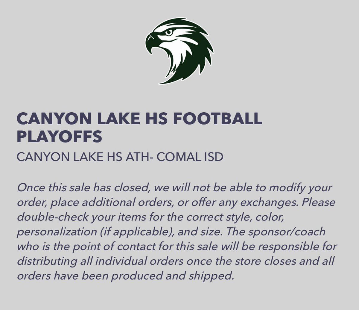 CL Hawks Football tweet media