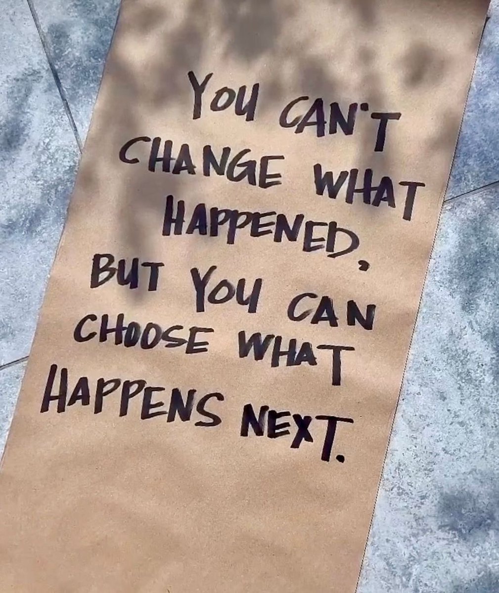 You can’t change what happened, but you can choose what happens next 

Image: instagram.com/jasminestar