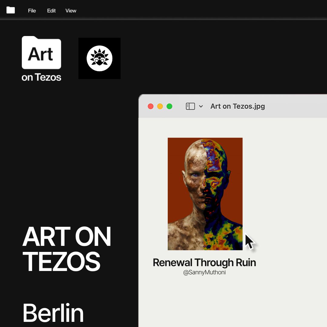 NOW LIVE ✨

“Renewal Through Ruin” by <a href="/SannyMuthoni/">Sanny🦋</a> —A study of transformation, resilience, and becoming. 

1/1 Edition Listed at 230.00 Tez (<a href="/tezos/">Tezos</a>) on @Objktcom. Curated by <a href="/GideonMiles_/">Gideon•</a>

Exhibited at Art on Tezos | Berlin | Nov 6–9, 2025
#AOTBerlin