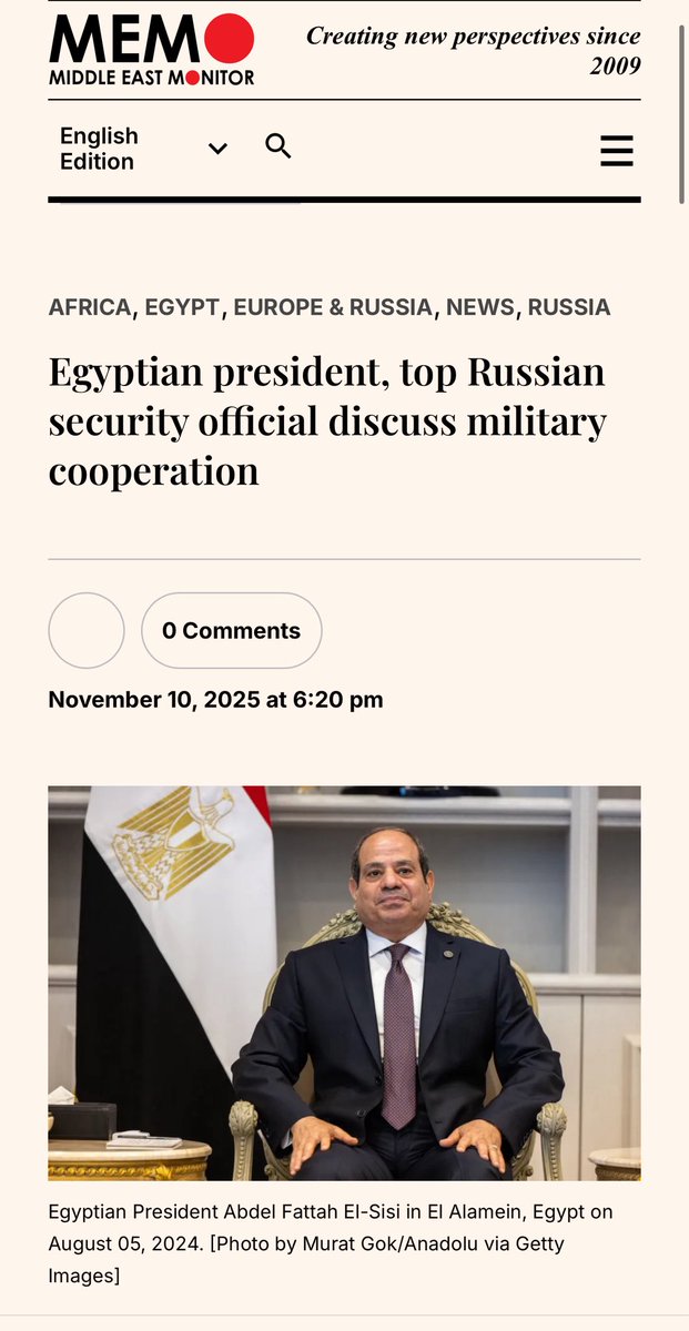 اطمئنوا تماماً 👊كل التحركات الإقليمية والدولية تصب في صالح السودان: بعد اجتماع السيسي وامين مجلس الامن الروسي سيرغي شويغو ..روسيا تعزز وجودها في مصر وتركيا وقطر تنسقان معها ومشاريع كبرى تتشكل.. بينما دويلة الإمارات وإثيوبيا صراخهم يُسمع عبر المحيطات !السودان بوابة إفريقيا وواجهة