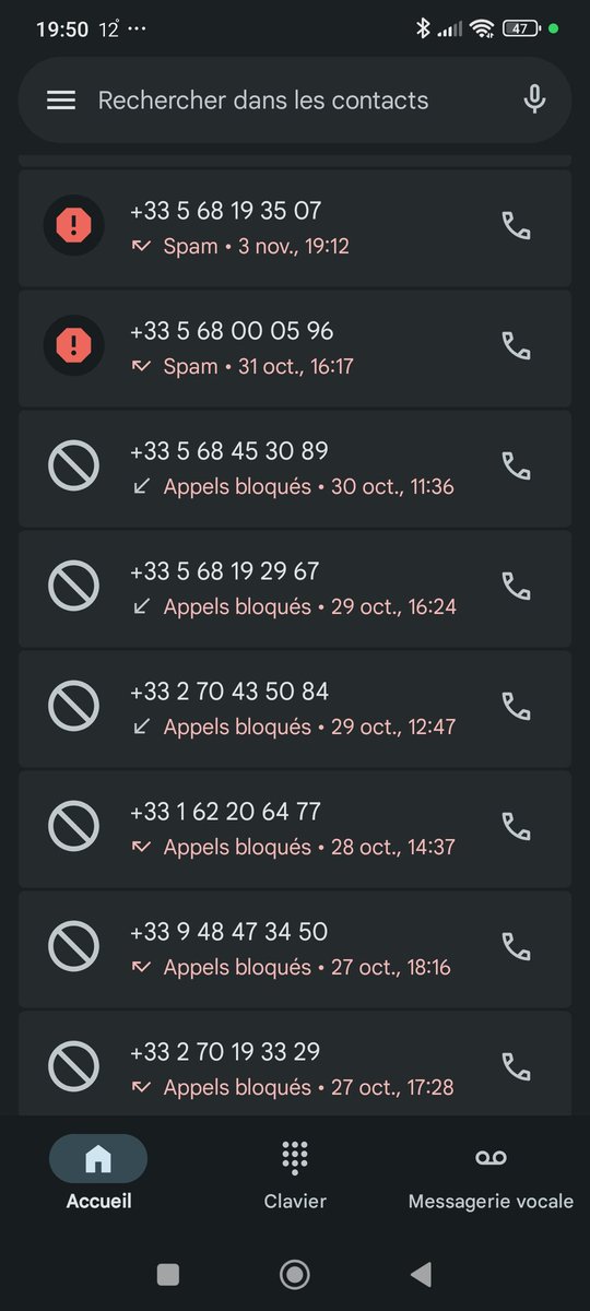 Monsieur le député <a href="/ebothorel/">Éric Bothorel #FreeCécileKohler</a> ça va continuer encore longtemps ce harcèlement téléphonique sans compter ce que j'ai effacé et bloqué 😡😡😡😡