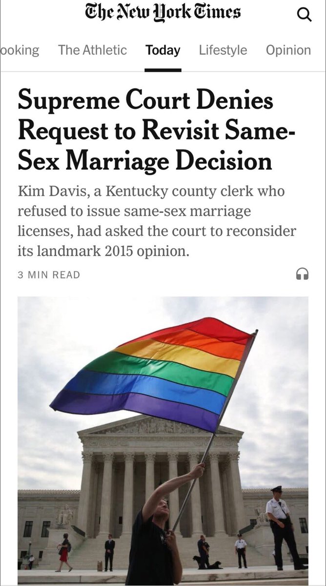 Supreme Court Denies Request to Revisit Same-Sex Marriage Decision ...