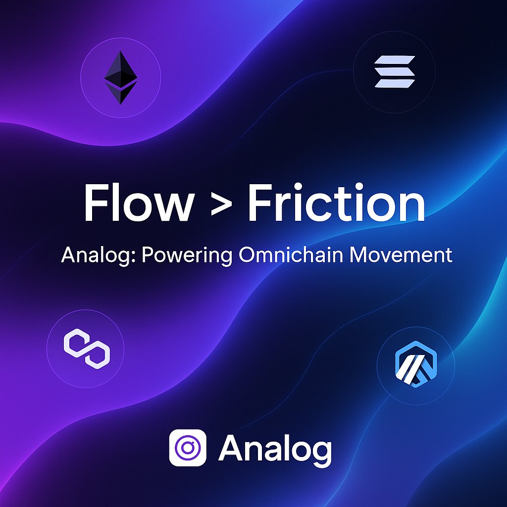 ManilaMax1's tweet image. 🚫 Friction 👉 Flow

@OneAnalog's latest updates show real cross-chain momentum 👉smoother dev APIs, hints of a @Firestarter_fun link, and real token utility emerging.

The omnichain era isn’t coming. It’s here! 🌐

#Analog #Omnichain #Web3Infra