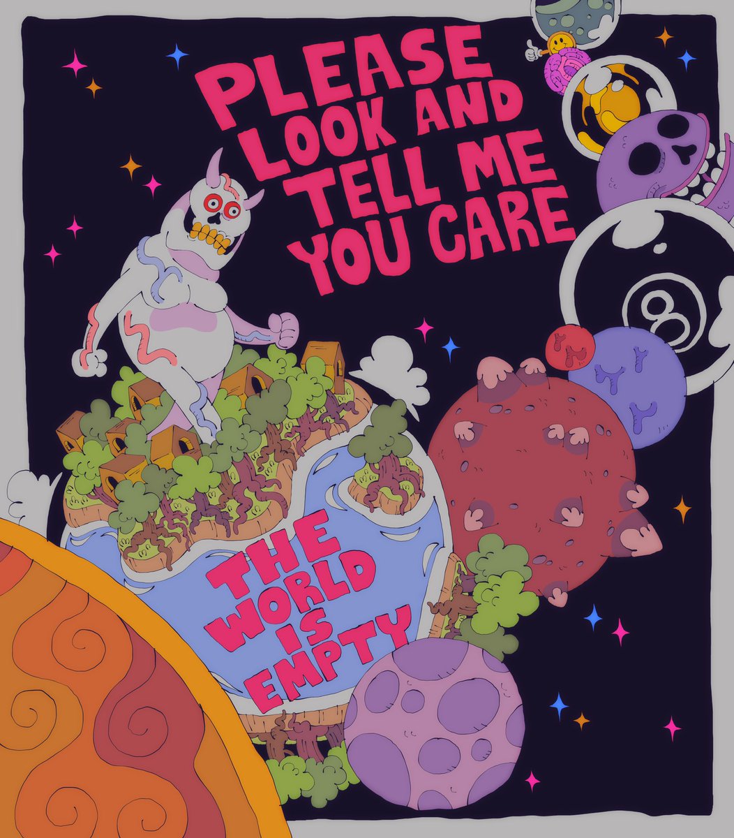 PLEASE
LOOK AND
TELL ME
YOU CARE