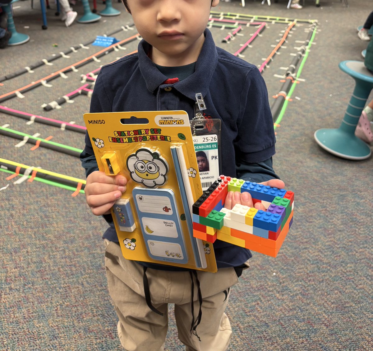 🍬 Our Pre-K engineers built candy containers using LEGO® bricks! 🧱
🏆 The first to hold the most candy won a prize from the treasure chest! <a href="/BburgCougars/">Brandenburg Cougars</a> <a href="/BburgPrincipal/">Claudia Ruiz</a>