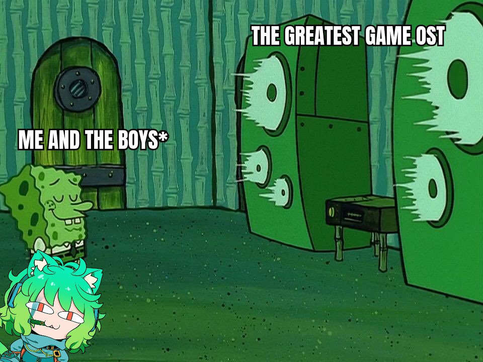 What game song is playing on those speakers?