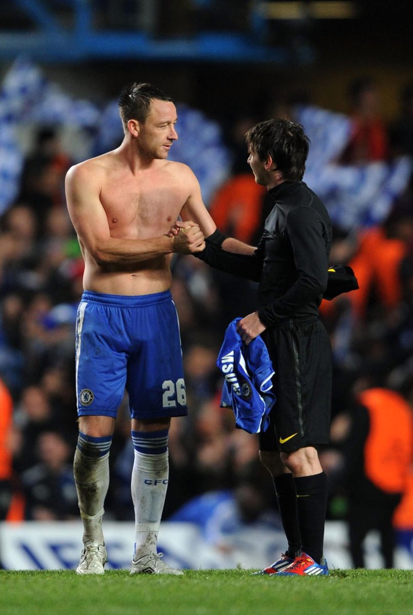 FTBLsection's tweet image. John Terry: “When we were going to play against Barcelona, my son asked me for a signed Messi shirt, and I promised I’d get it for him. From the start of the match, I wasn’t thinking about winning or losing or anything else, just about Messi’s shirt. I told my teammates not to…