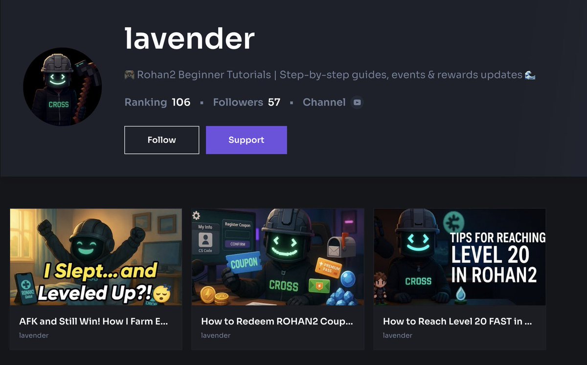 DevTreas's tweet image. If you’re new to CROSS or ROHAN2 — follow @galavendo!

Step-by-step guides &amp;amp; reward strategies 👇
wave.crosstoken.io/en/creators/71…

#CROSSPLAY #CROSS #CROSSWave #ROHAN2 #Yapping