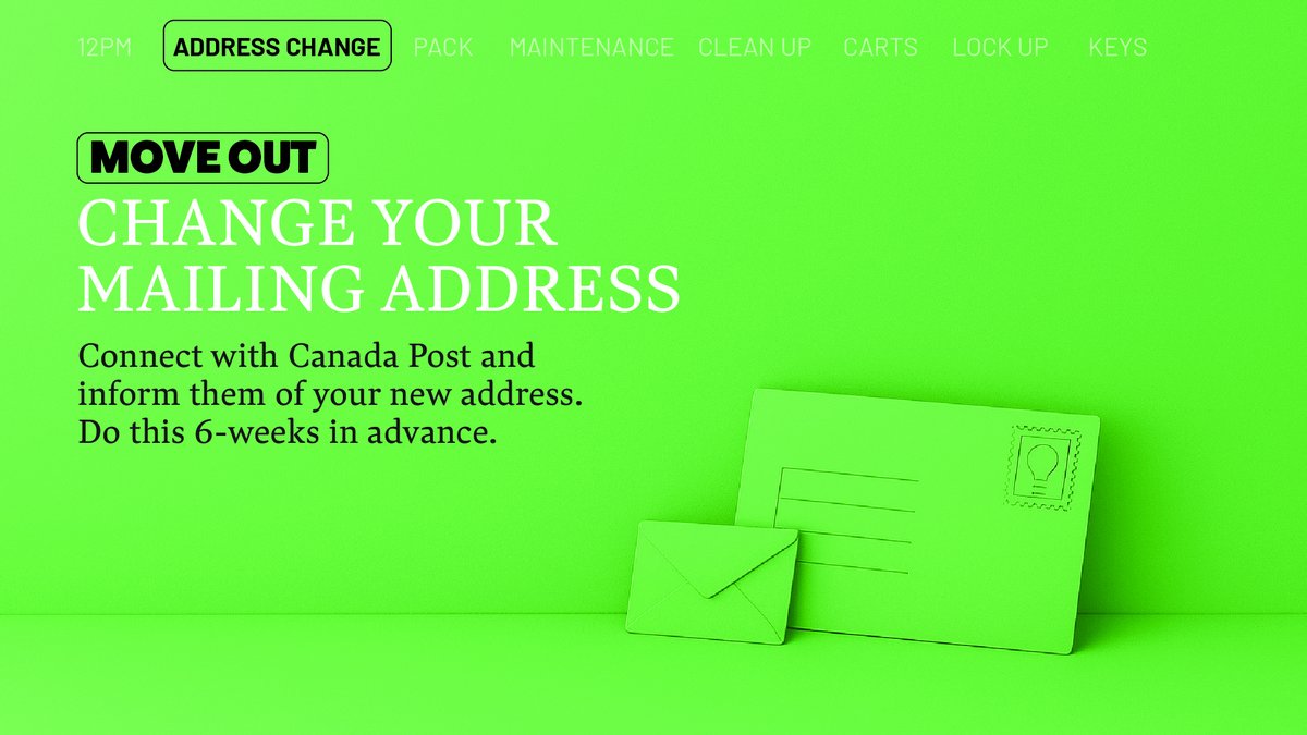 Moving out this fall?
Don't forget to update your mailing address. 
SFU Residence and Housing will not accept mail if you are no longer a resident and will return all mail to sender.
For more information visit: ow.ly/bi5P50XfPVh