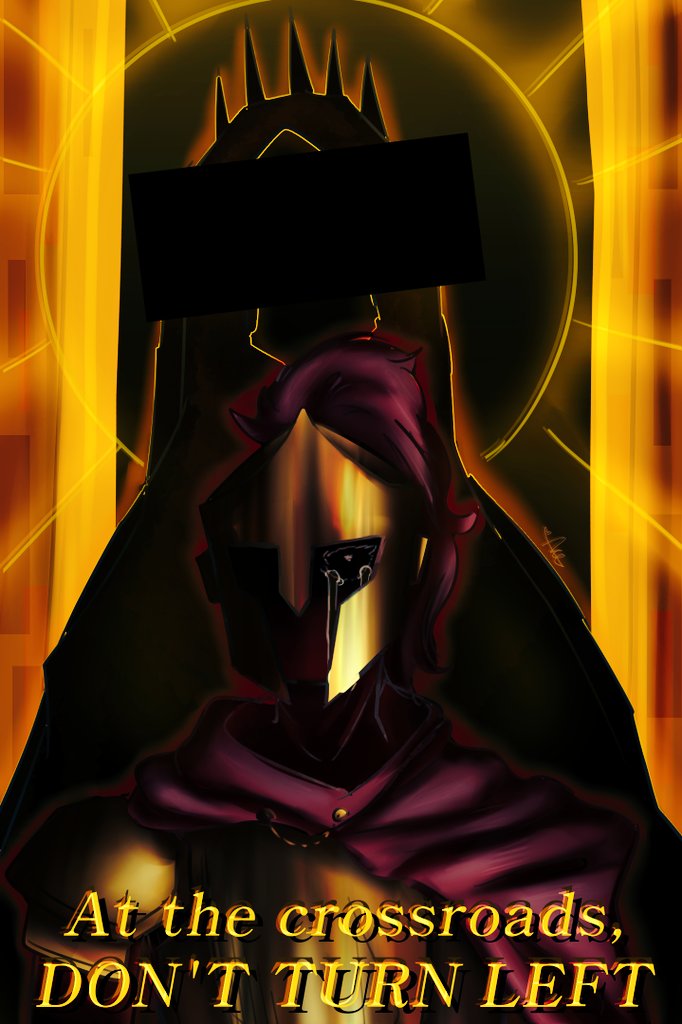 Whatever you do at the crossroads, don't turn left. 
#ARG #fanart #mcarg #art #searchingforaworldthatdoesntexist 

Normally I don't get into videos like this but I find I am more obsessed than I realized haha