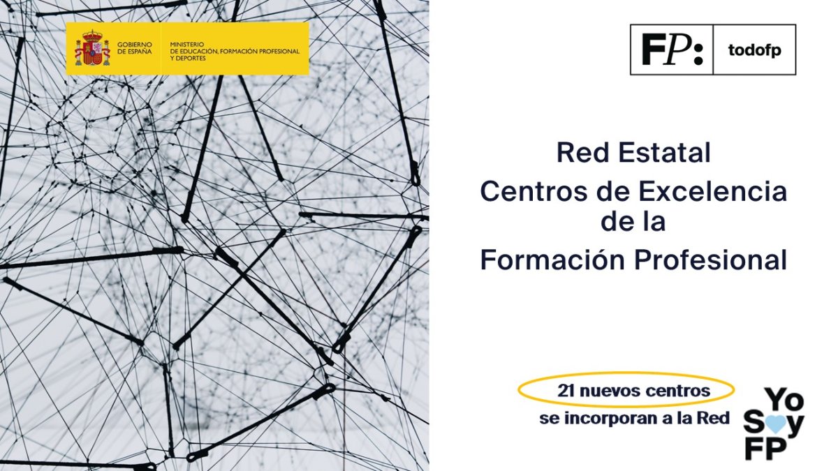 📢📢¿Eres docente de FP? ¿Conoces los cursos de formación de la Red Estatal de Centros de Excelencia? 
🔴Consulta la oferta actualizada en #TodoFP #YoSoyFP
🔎🔎todofp.es/sobre-fp/infor…