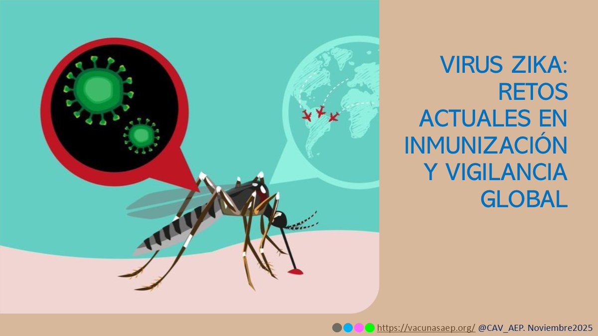Virus Zika: retos actuales en inmunización y vigilancia global.
Se presentan los principales avances, desafíos y prioridades emergentes en el abordaje del virus Zika desde una perspectiva clínica, epidemiológica y translacional.
vacunasaep.org/profesionales/…