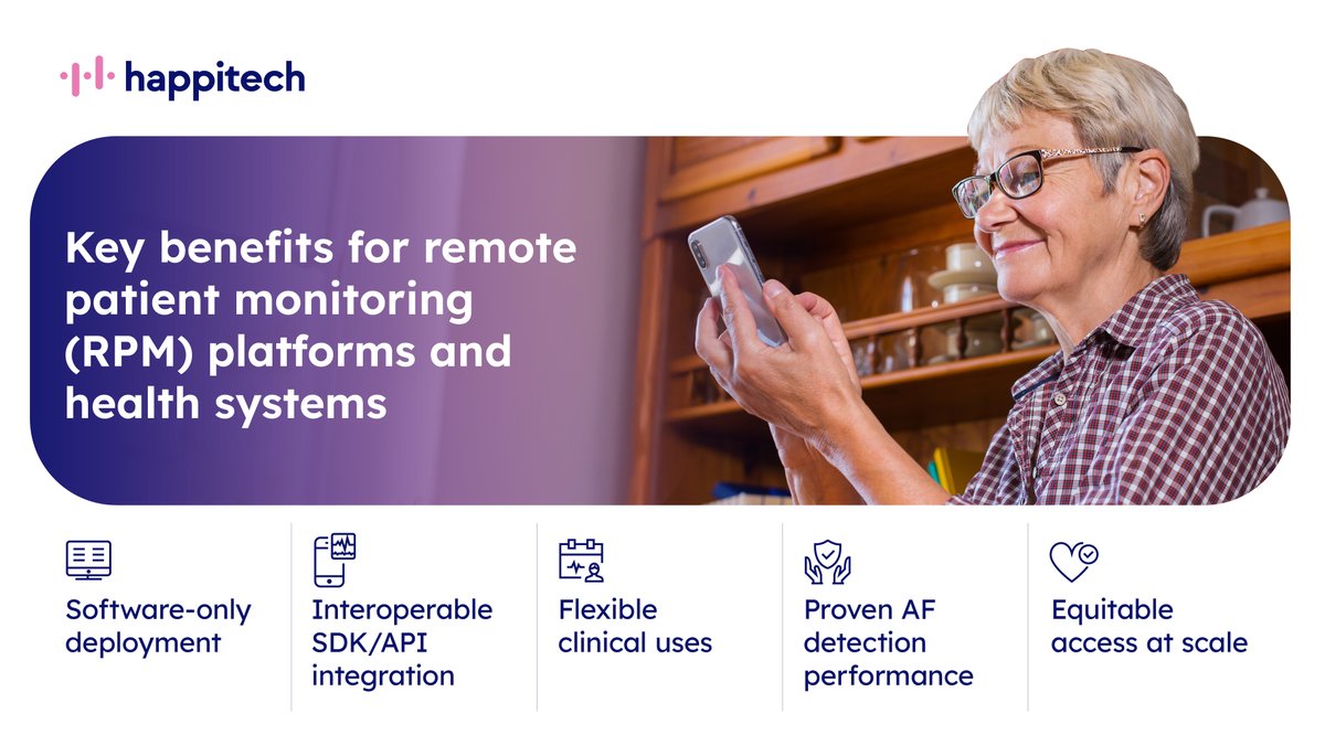 Happitech - smartphone based AF detection tweet media