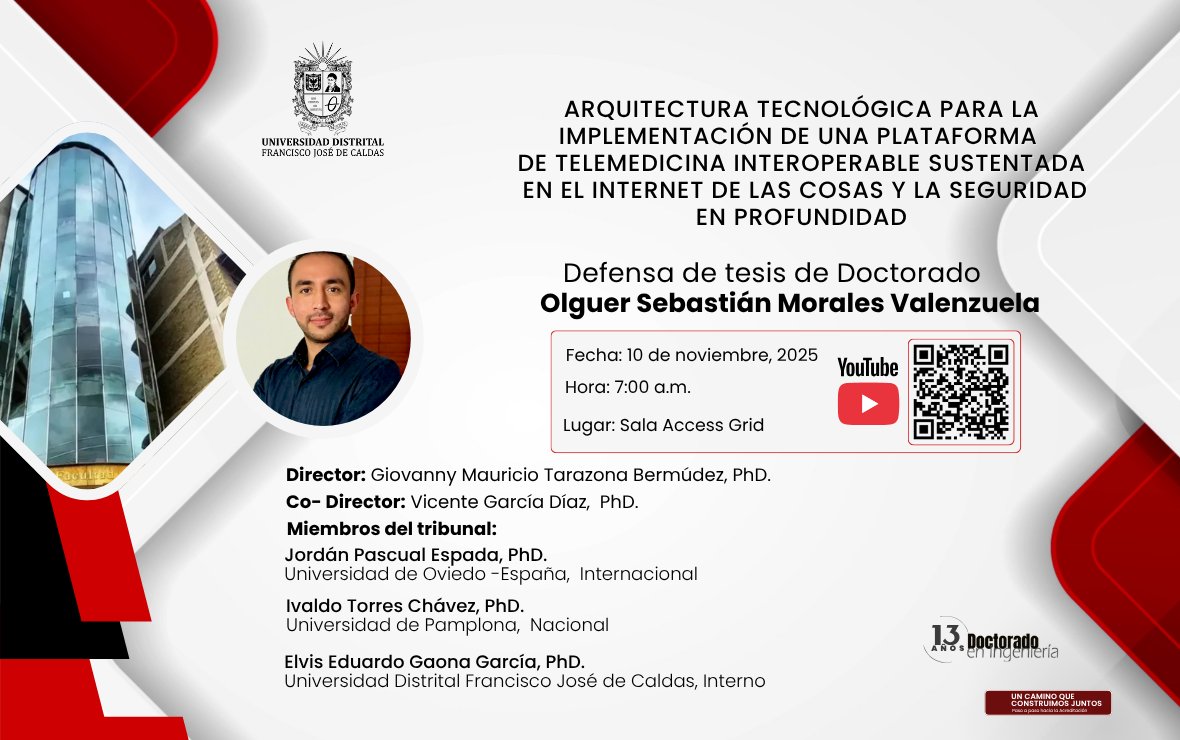 Doctoradoing_UD's tweet photo. Francisco José de Caldas, Interno    📅 Fecha: 11 de noviembre, 2025 ⏰ Hora: 1:00 p.m.  📌Lugar: Sala Acces Grid https://t.co/eBqNb7jwtw