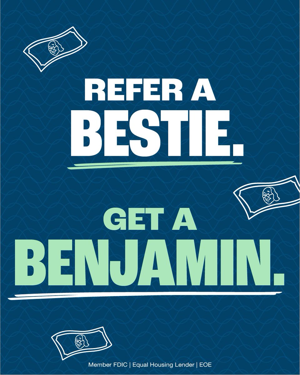 As a North Shore Bank customer, when you refer a friend to bank with us too, you'll each get $100. Refer more friends to get up to $500! 

bit.ly/3Zv9U1g

Member FDIC | Equal Housing Lender | EOE

#NorthShoreBank #BankYourBestLife #TellAFriend