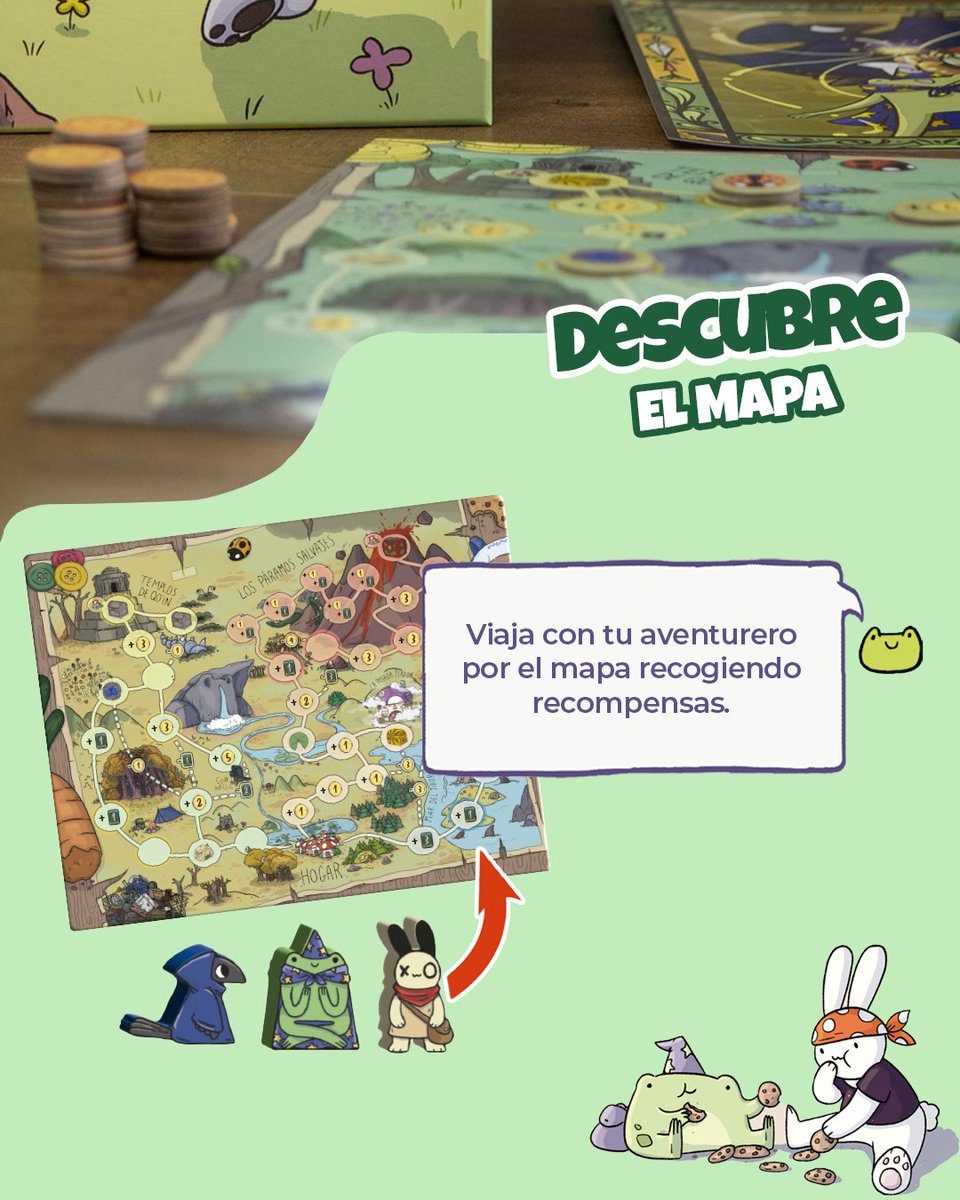 MalditoGamesES's tweet image. ¡Esta semana llega Una Aventura Salvaje!✨
Prepárate para un juego de cartas donde tu motor se construye… y se desmonta solo!🔥
🐾 En Una Aventura Salvaje cada carta tiene una vida útil limitada. Nada de motores eternos.💰
¿Listos para domar el caos? 🐰🐸