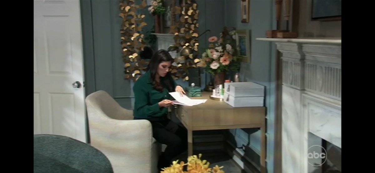 yael_c's tweet photo. BLQ and Dane - she wants to discuss something legal. 
#GH #GHLIVE 

It looks like a new set. https://t.co/NczAWtCaJK