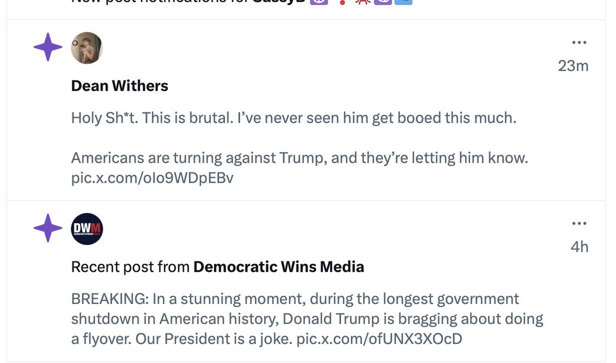 martycomroe's tweet image. RECENTLY... 
  I usually get replies &amp;amp; similar in my NOTIFICATIONS...
Suddenly... I am getting &quot;unsolicited&quot; postings, generally from people I am following BUT not part of any conversation or reply of which I am a part.

ANYONE without unfollowing or blocking know how to end it