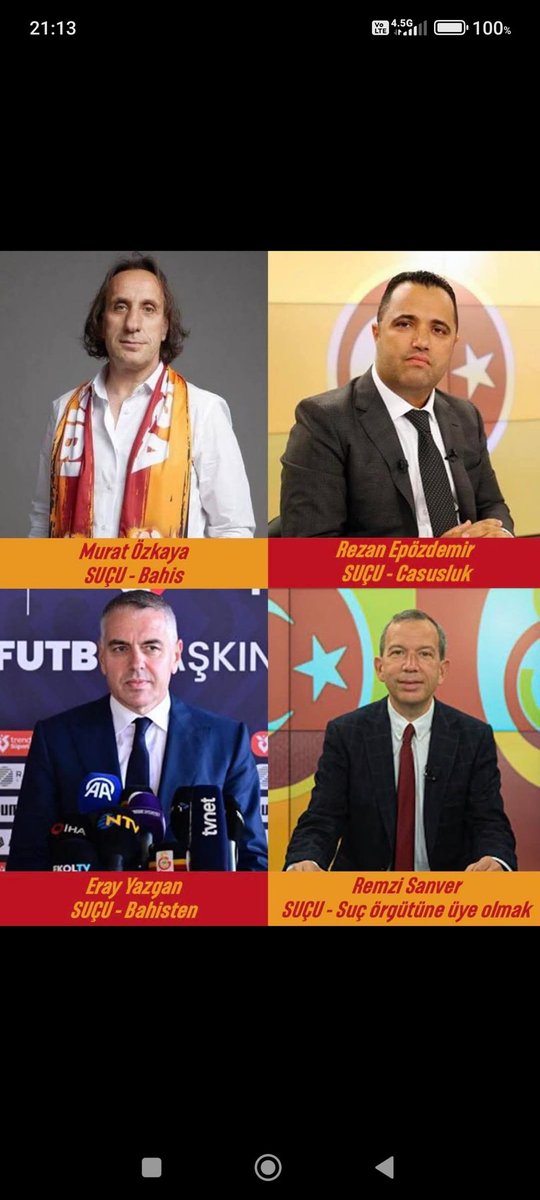 <a href="/GalatasaraySK/">Galatasaray SK</a> Dürüst ve Temiz Rekabet DERKEN ???