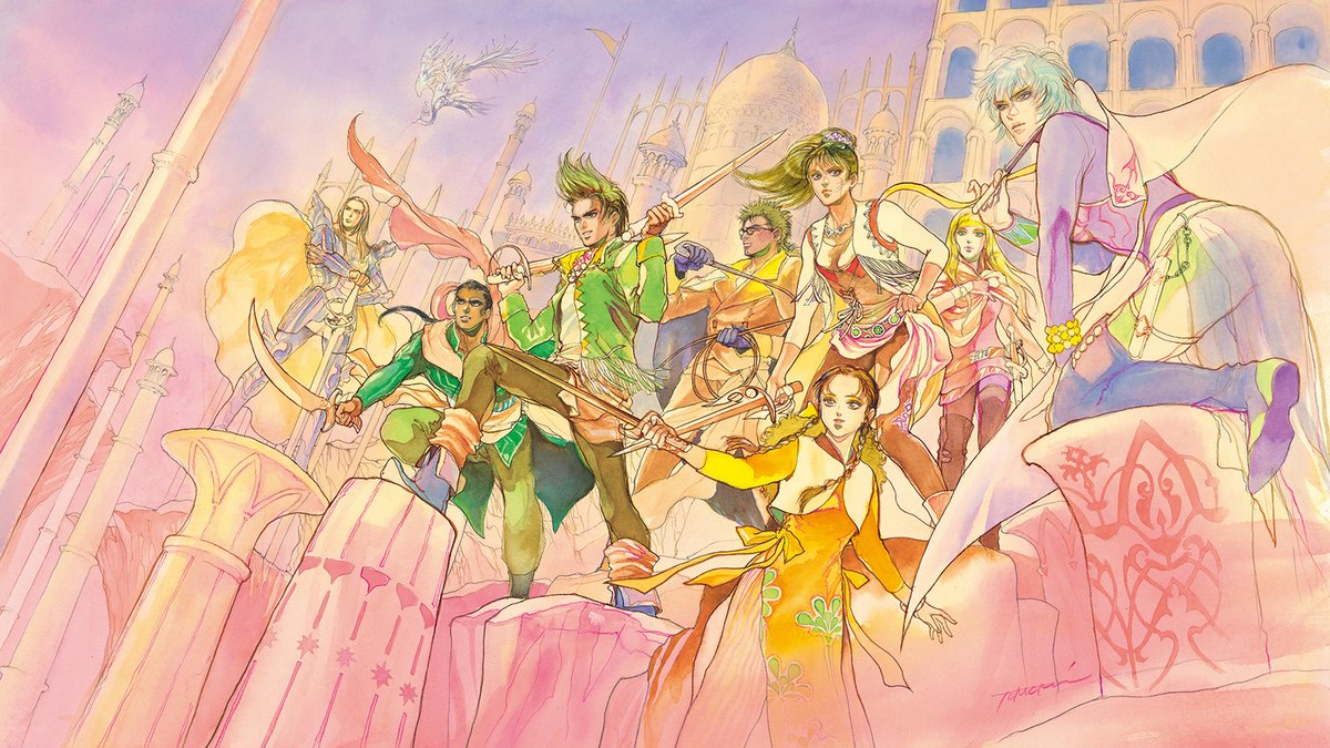 ロマサガ3』発売から30周年を記念して、小林智美先生による主人公たち