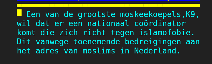 Angst voor klimaatverandering, angst voor populisme, angst voor polarisatie, angst voor kernenergie, angst voor Donald Trump?  Allemaal dik in orde. Angst voor de islam is daarentegen een psychische aandoening ('fobie') en een nationaal coördinator moet er wat aan gaan doen.